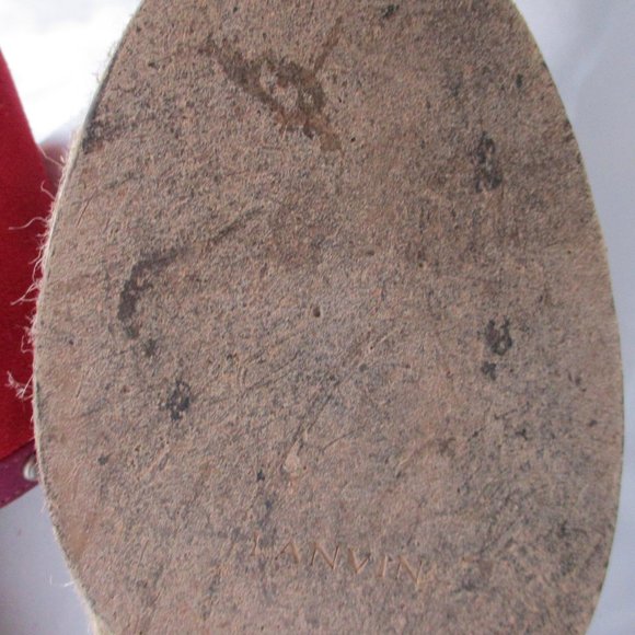 Lanvin Fuchsia and Black Suede Studded Espadrilles (Pre-owned) Size 39 EU / 9 US - Picture 15 of 16